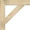 Ekena Millwork Traditional Block Rough Sawn Bracket, Douglas Fir, 4"W x 24"D x 24"H BKT04X24X24TRA05RDF - alternate 2